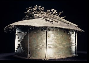 Villovan cinerarium in de vorm van een hut